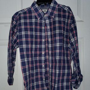 Uniqlo Navy-Red-White Pattern Shirt